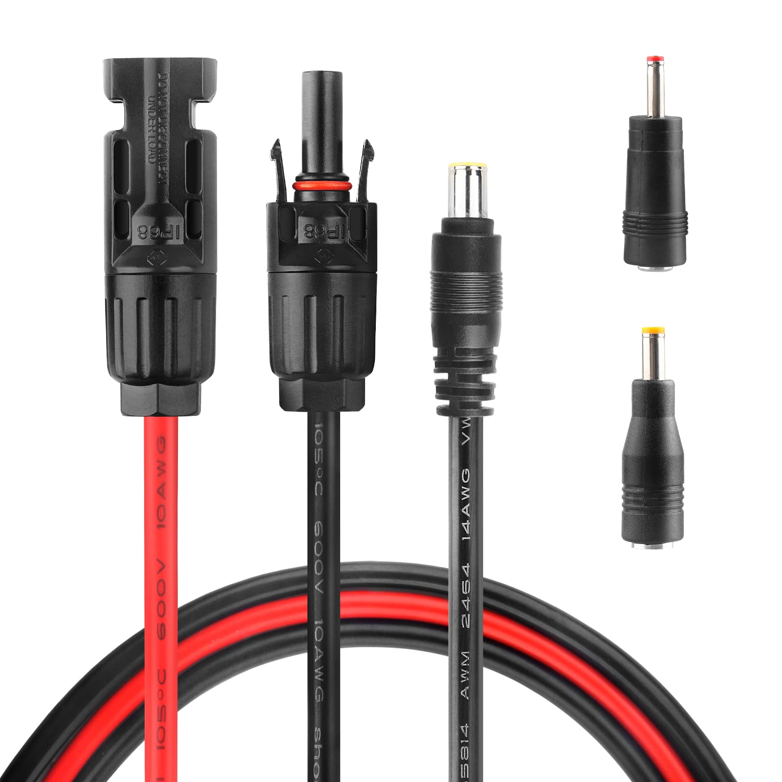 Amazon.com: PAEKQ Solar Panel Connector to DC 8mm Adapter Cable